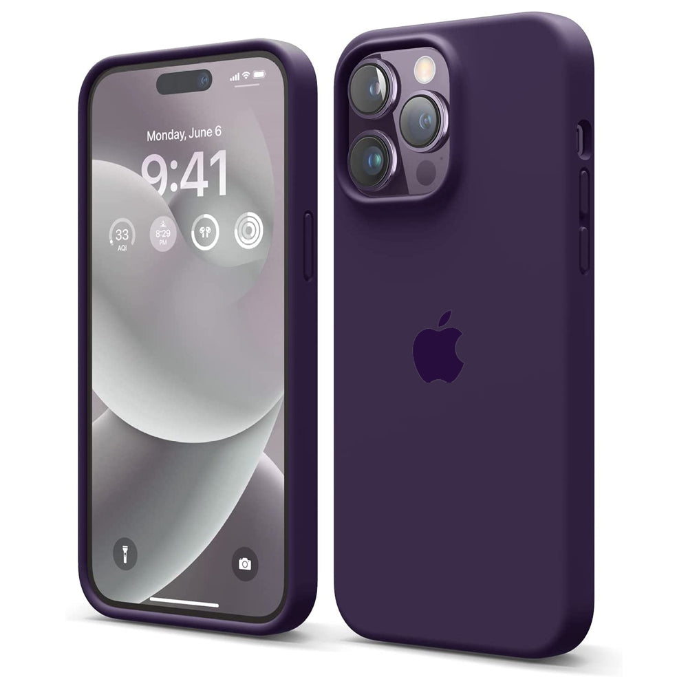 iPhone 14 Series Deep Purple Premium Silicone Cover FRATO