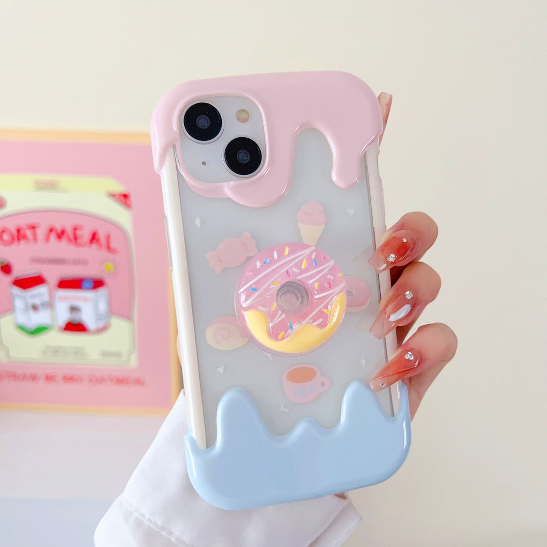 iPhone Donut Style Holder Transparent Designer Case