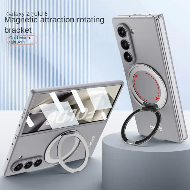 Samsung Galaxy Z Fold 6 Rotating Bracket Magnetic Ring MagSafe Case