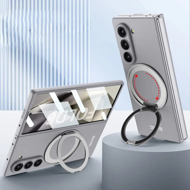 Samsung Galaxy Z Fold 6 Rotating Bracket Magnetic Ring MagSafe Case