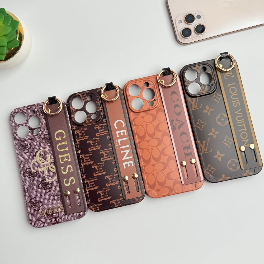 iPhone 15 Series Brand Grip Holder case Cover