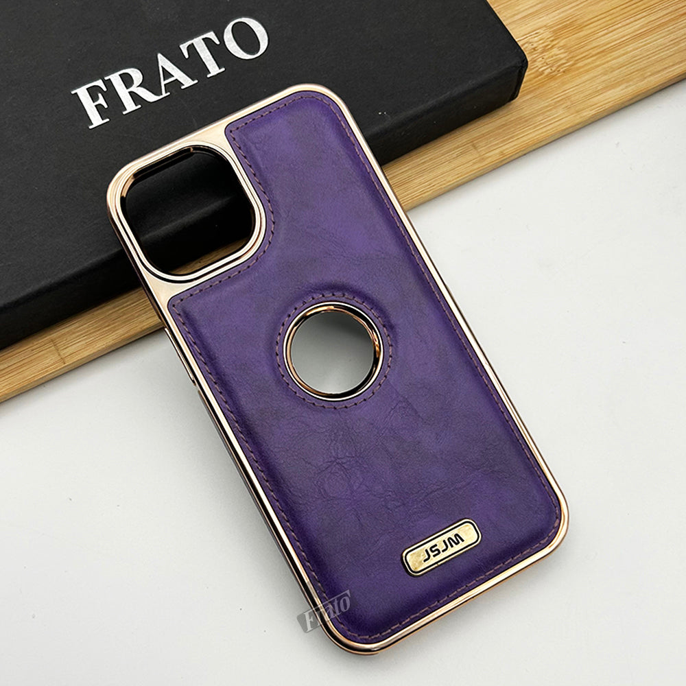 iPhone Luxury Brand Puff Leather Phone Case Cover – FRATO