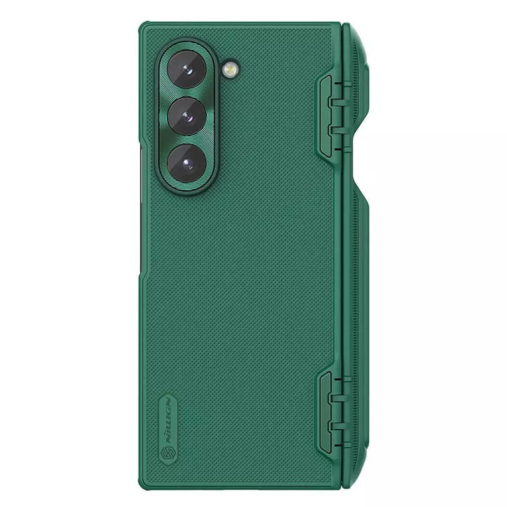 Samsung Galaxy Z Fold 6 5G Nillkin Super Frosted Shield Folding S Pen Holder Cover GREEN