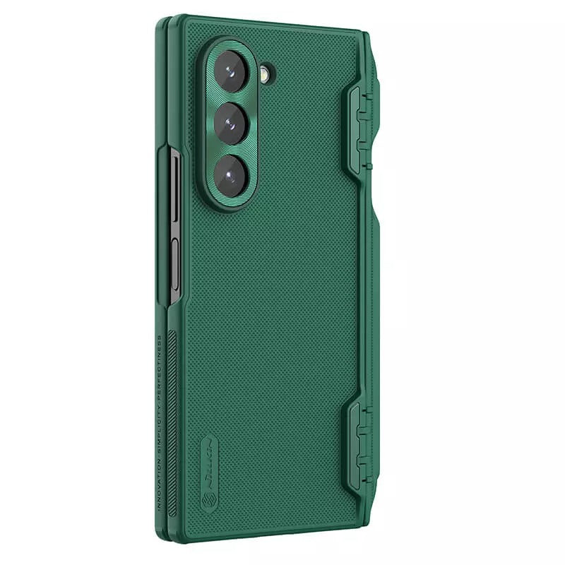 Samsung Galaxy Z Fold 6 5G Nillkin Super Frosted Shield Folding S Pen Holder Cover GREEN