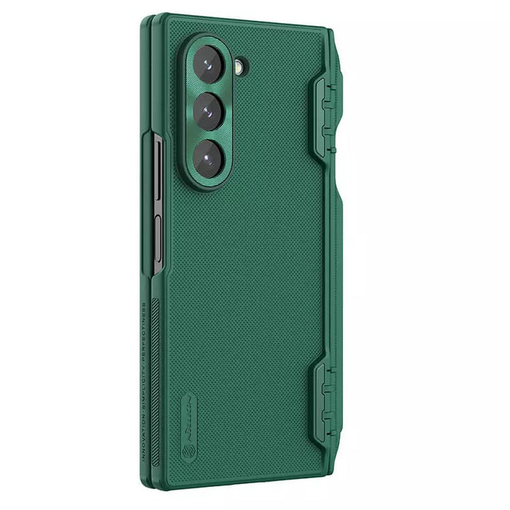 Samsung Galaxy Z Fold 6 5G Nillkin Super Frosted Shield Folding S Pen Holder Cover GREEN