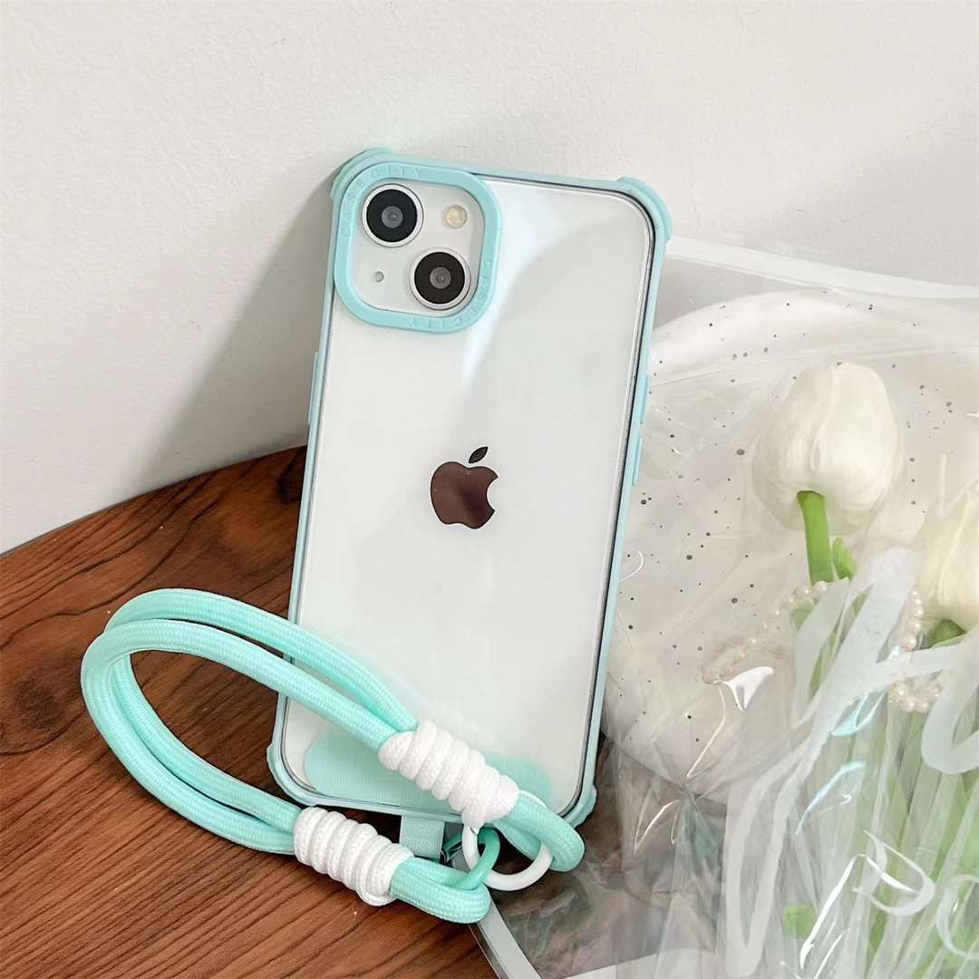 iPhone Candy Shockproof Cord Lanyard Case