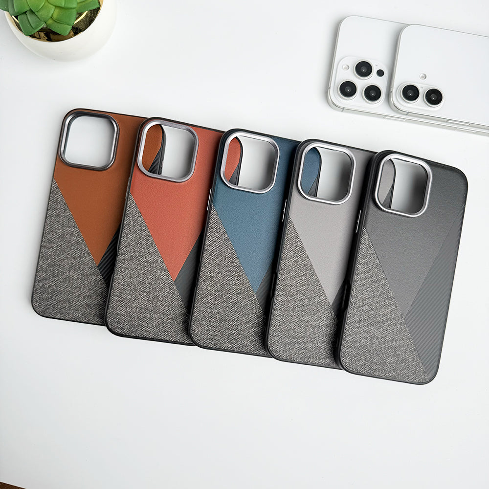 iPhone 16 Series 3 Texture Design Metal Camera Bumper Cover