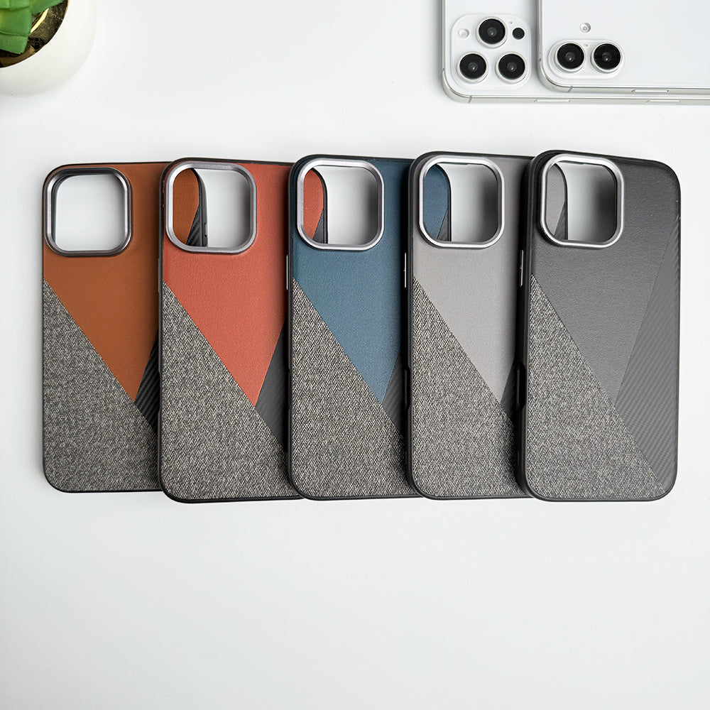 iPhone 16 Series 3 Texture Design Metal Camera Bumper Cover