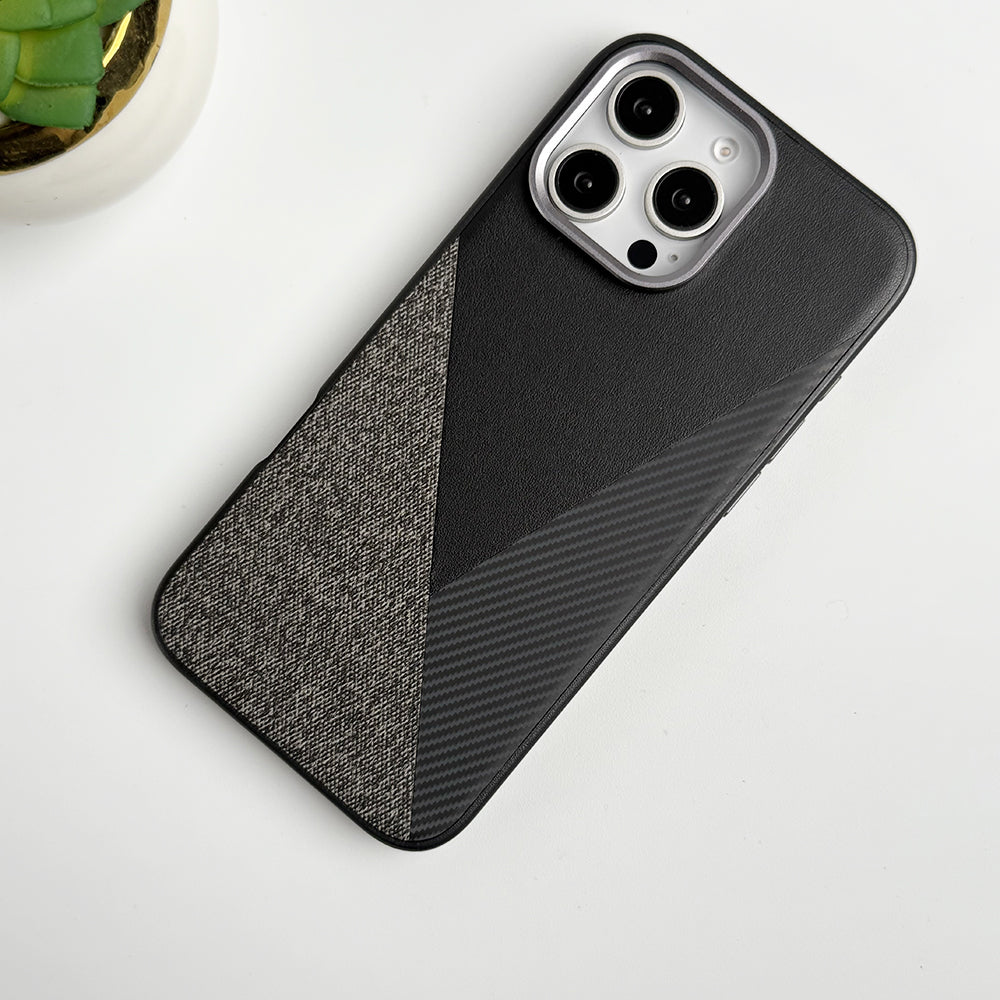 iPhone 16 Series 3 Texture Design Metal Camera Bumper Cover