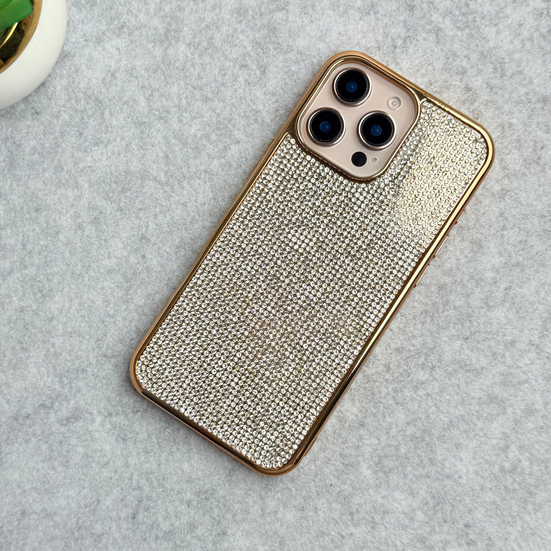 iPhone 16 Series Luxury Diamond Stone Phone Case Cover