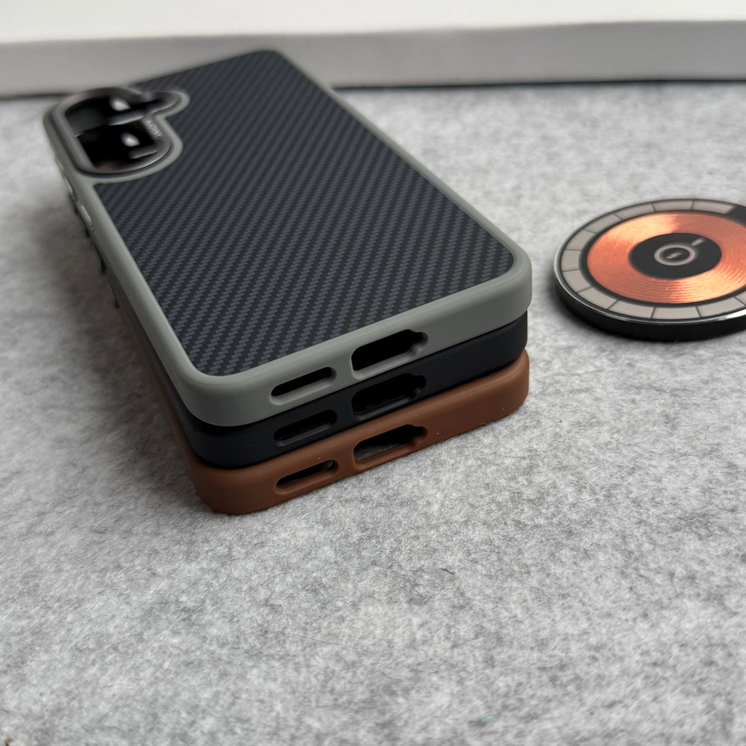 Samsung Galaxy S25 Carbon Fiber Design MagSafe Cover