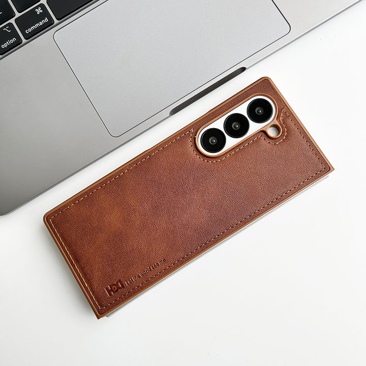 Samsung Galaxy Z Fold 5 PU Leather Case Cover