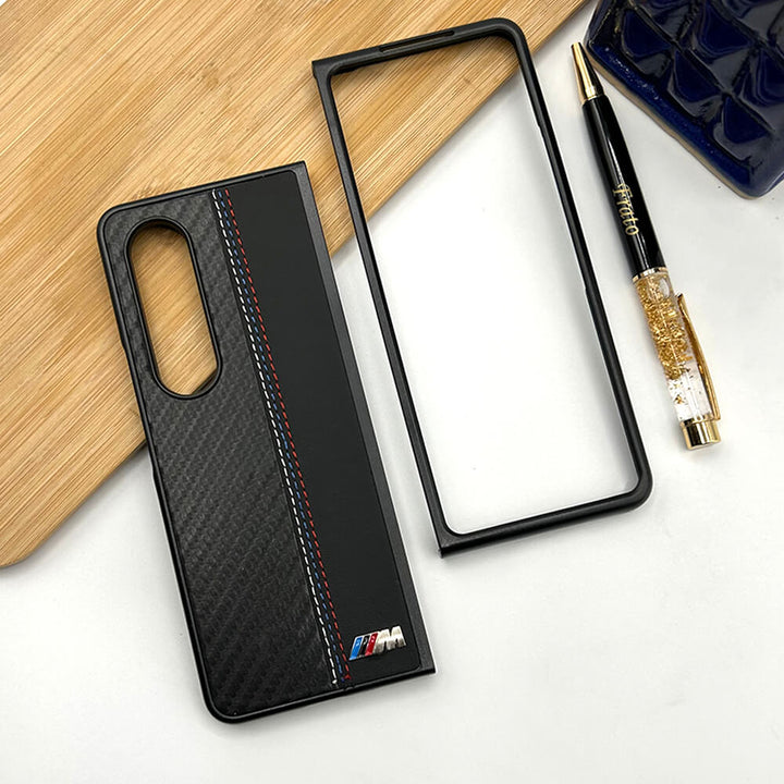 Samsung Z Fold 4 BMW M Performance Carbon dual Shade Design Case Cover