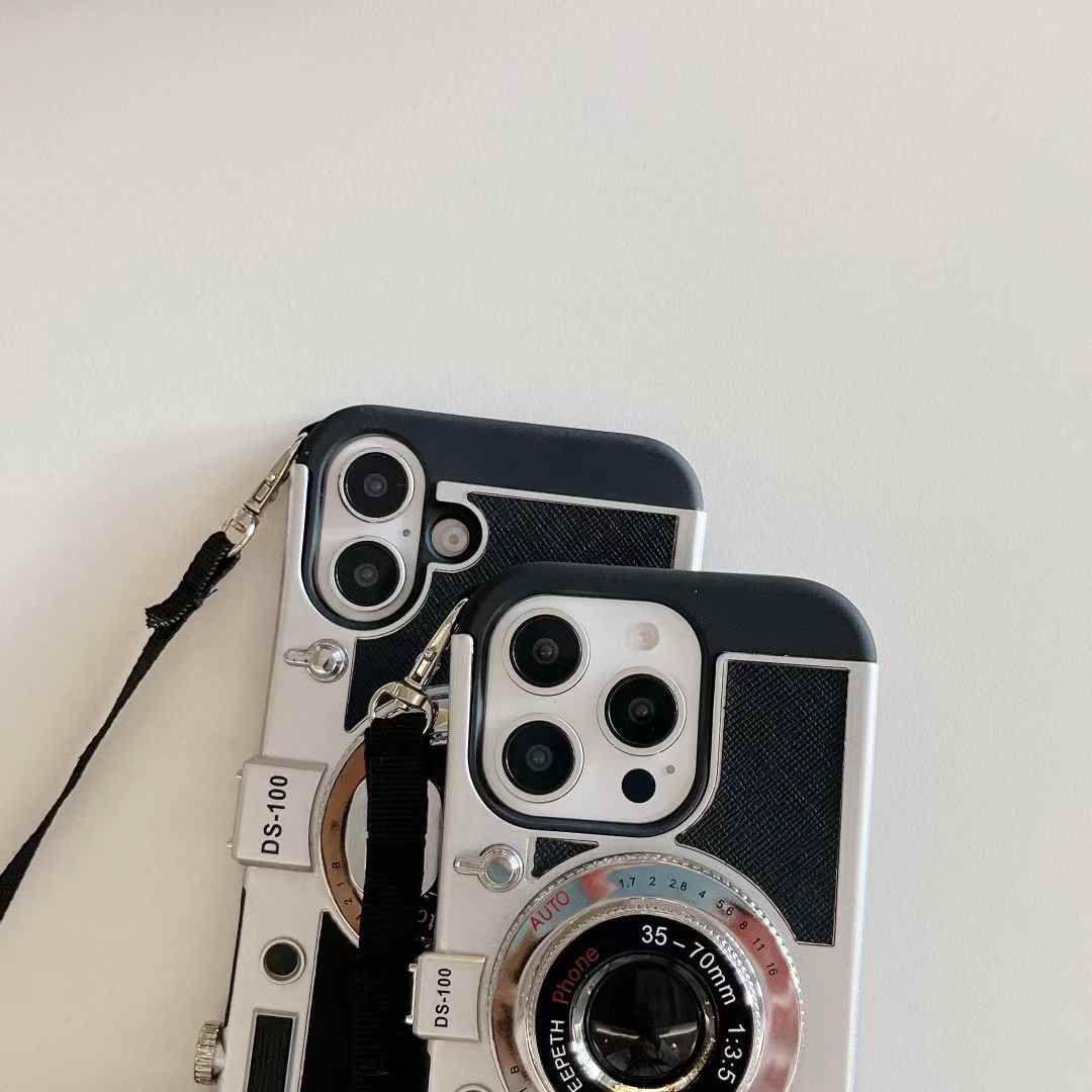 iPhone 3D Retro Vintage Camera Case Cover