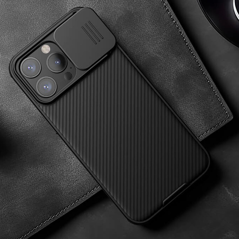 iPhone 15 Pro Nillkin CamShield Pro Case Cover Black