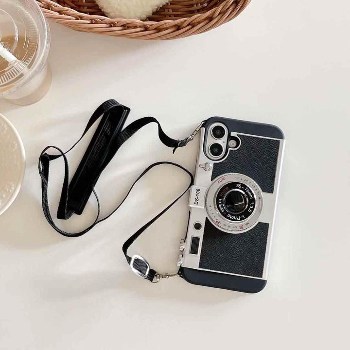 iPhone 3D Retro Vintage Camera Case Cover