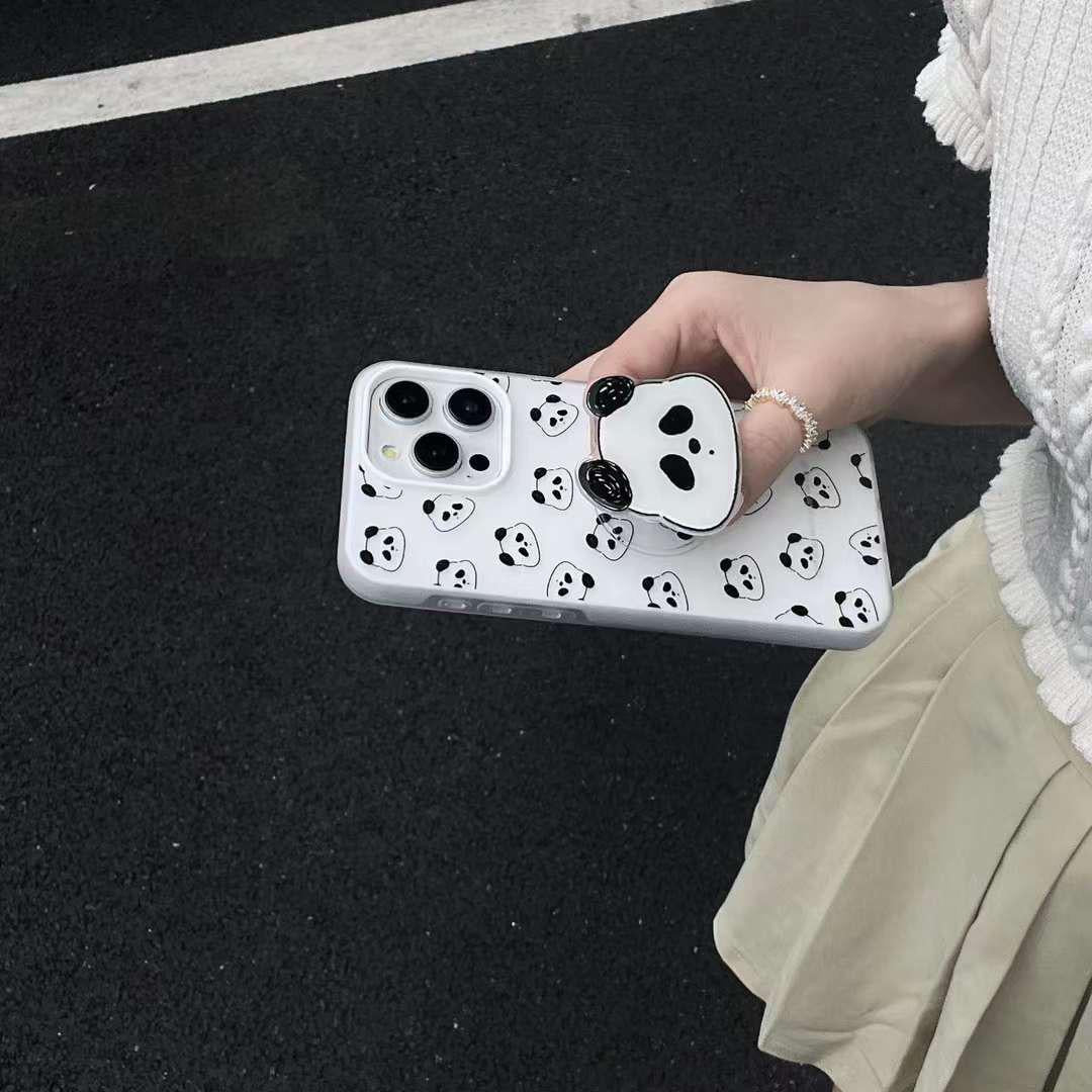 iPhone Panda Cover With Panda holder