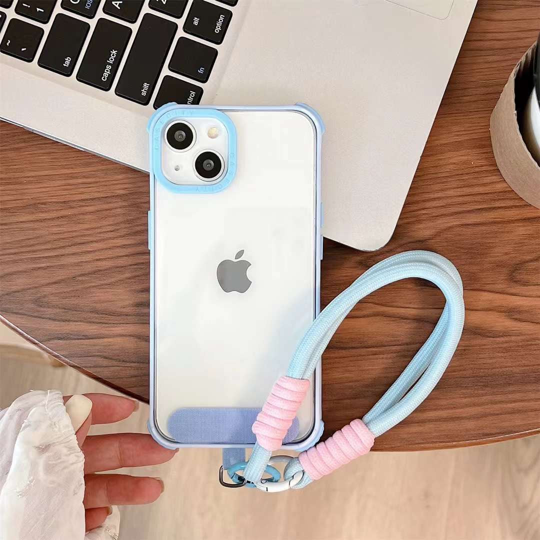 iPhone Candy Shockproof Cord Lanyard Case