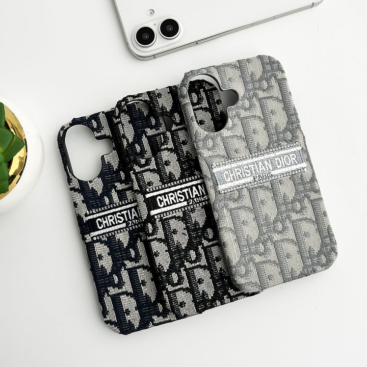 iPhone 16 / 16 Plus CD Brand Fabric Design Cover