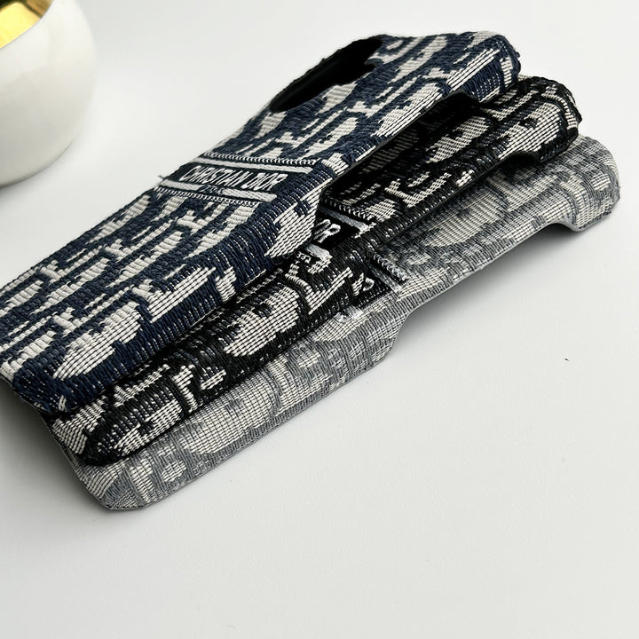 iPhone 16 / 16 Plus CD Brand Fabric Design Cover