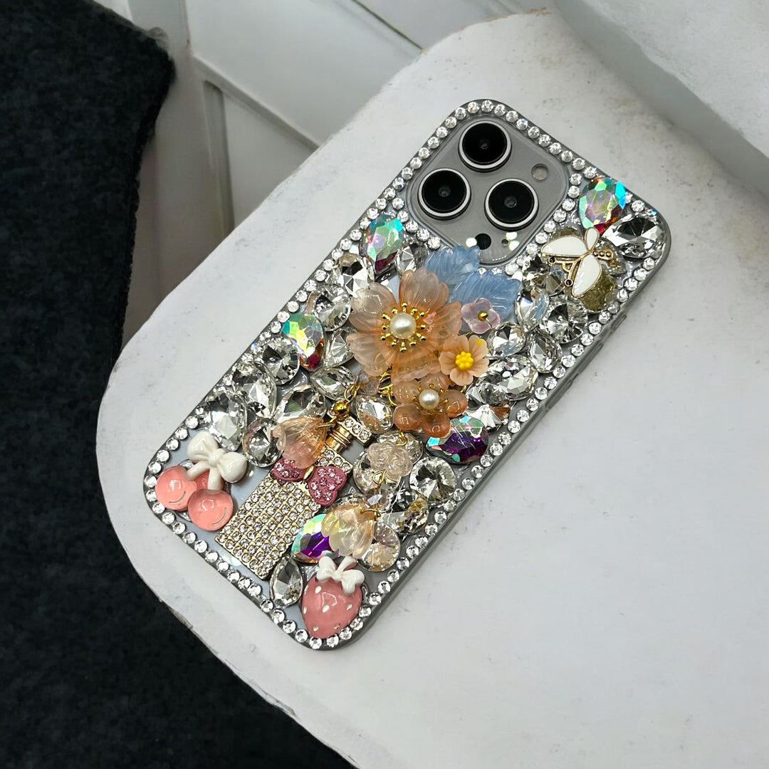 Rhinestone Fancy Phone Cover For Apple iPhone