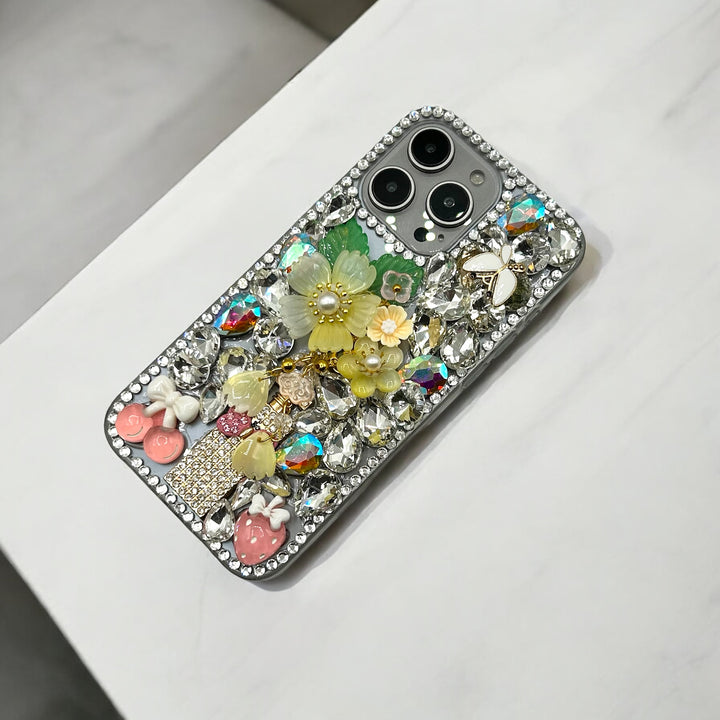 Rhinestone Fancy Phone Cover For Apple iPhone