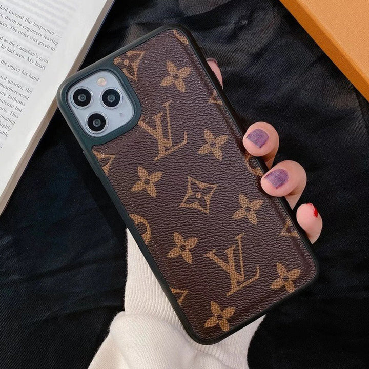 iPhone Luxury Brand Phone Case ( Dark Brown )