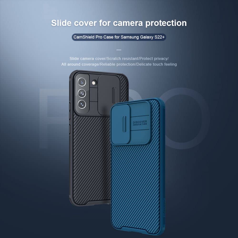 Samsung Galaxy S23 Camshield Case Cover Black