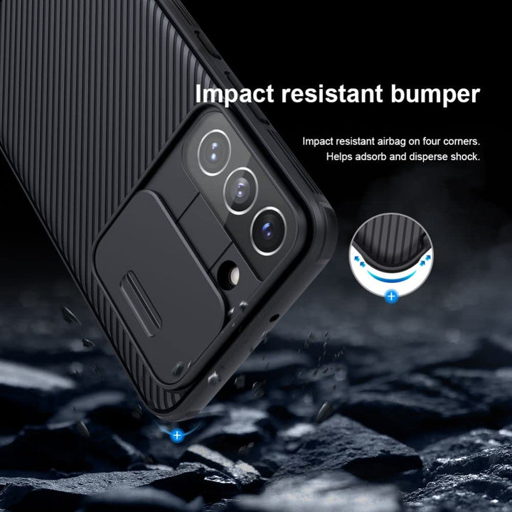 Samsung Galaxy S23 Camshield Case Cover Black